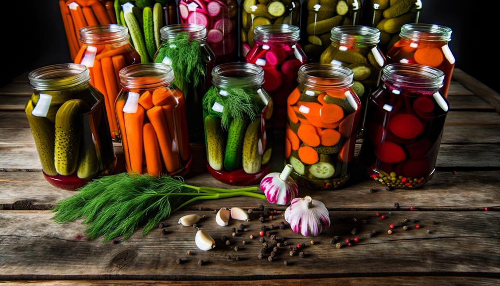 preserved vegetables in brine