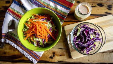 vegan coleslaw recipe steps